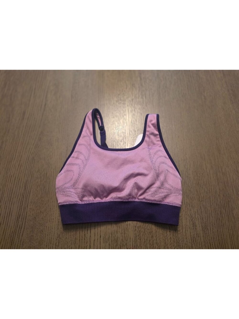 Fabletics Eliza Purple Seamless Padded Sports Bra S NEW